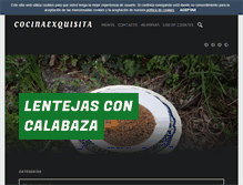 Tablet Screenshot of cocinaexquisita.com